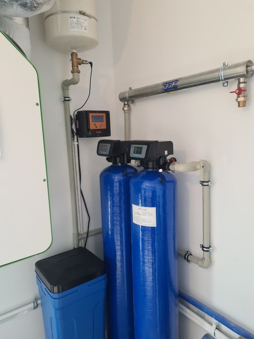 Montaż stacji uzdatniania wody, filtry do wody, czysta woda ze studni