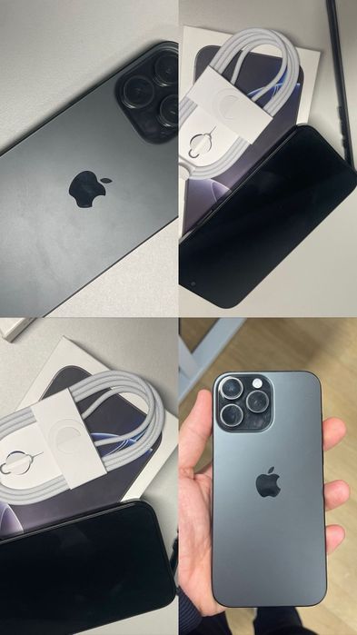 IPhone 16 ProMax 256gb, Cor  Titanium (1 ano)