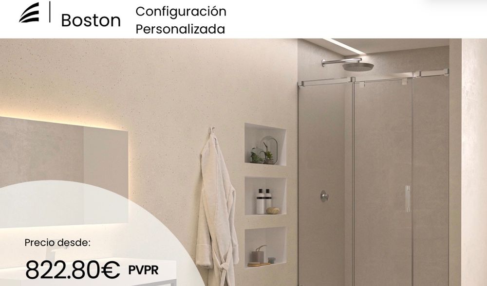 Resguardo Duche Boston Doccia - NOVO na Caixa. Valor loja 1070€.