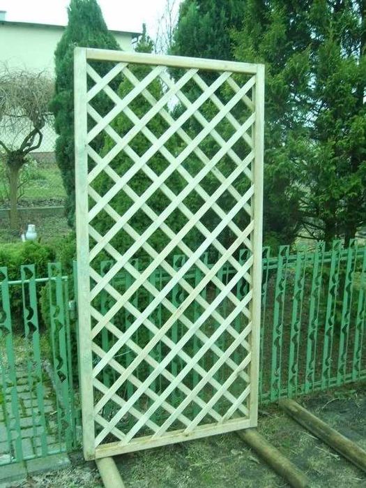 Kratka na Pnącza Kratki Drewniane Pergola Trejaż Różne Wymiary