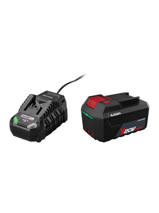 Chave impacto 20V com bateria e carregador parkside performance