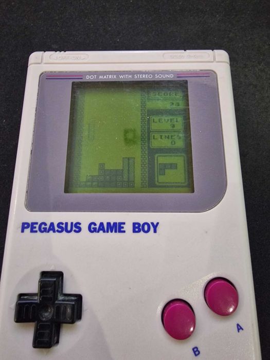 Biały Kruk !!! PEGASUS GAMEBOY wraz z grą Tetris