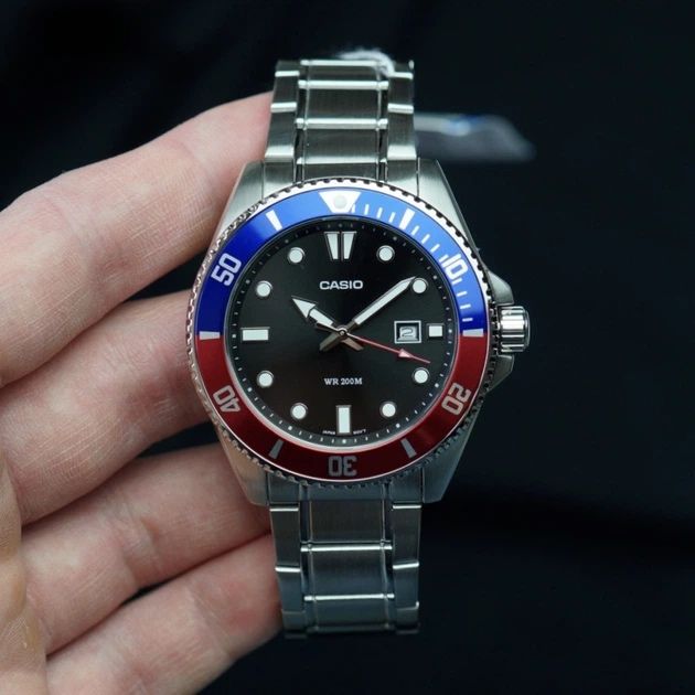 Часы Casio MDV-107D-1A3VD дайверьскі годинник наручний дайверские