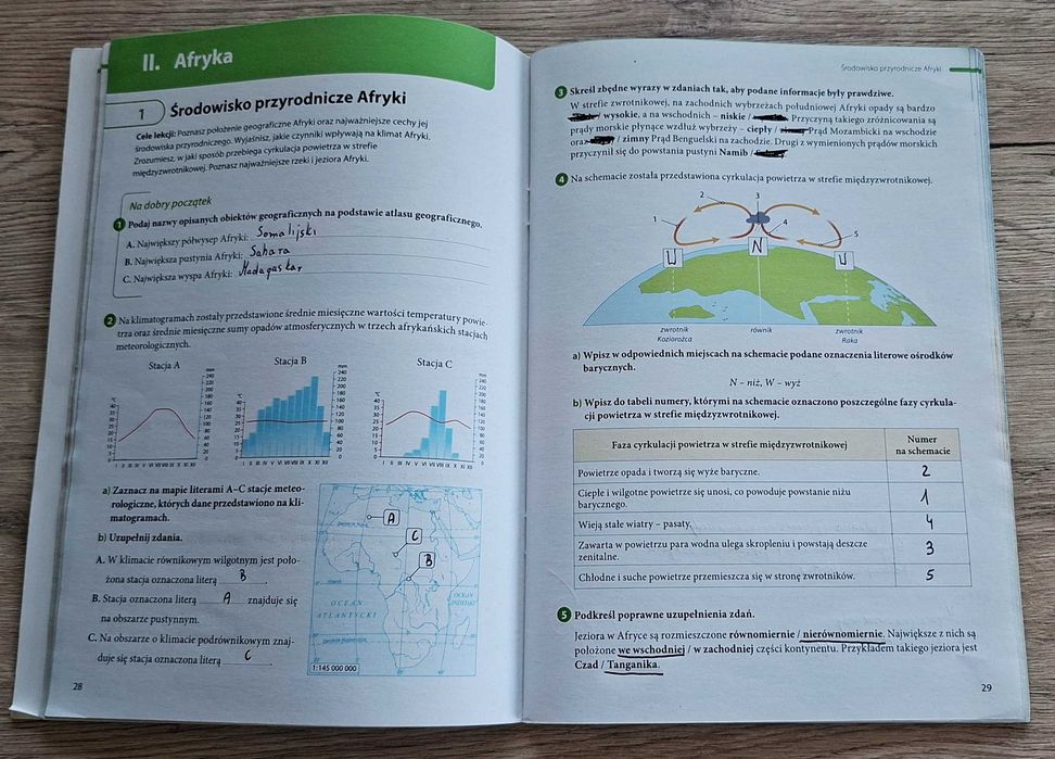 Zeszyt ćwiczeń 8 Planeta Nowa geografia Nowa Era