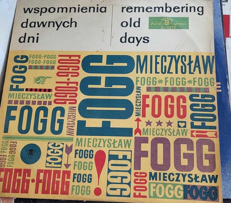 Płyta winylowa Mieczysław Fogg - wspomnienia dawnych dni