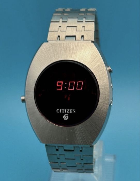 Zegarek cyfrowy Citizen led lata 80 Piekny Stan