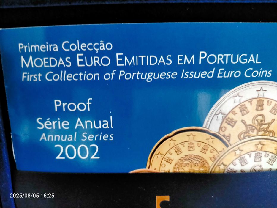 Moedas Proof Série Anual 2002