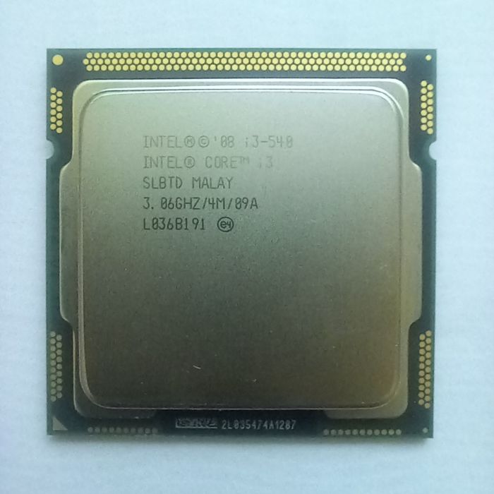 Intel Core i5-3470 3.2-3.6GHz, i3-540 3,06GHz