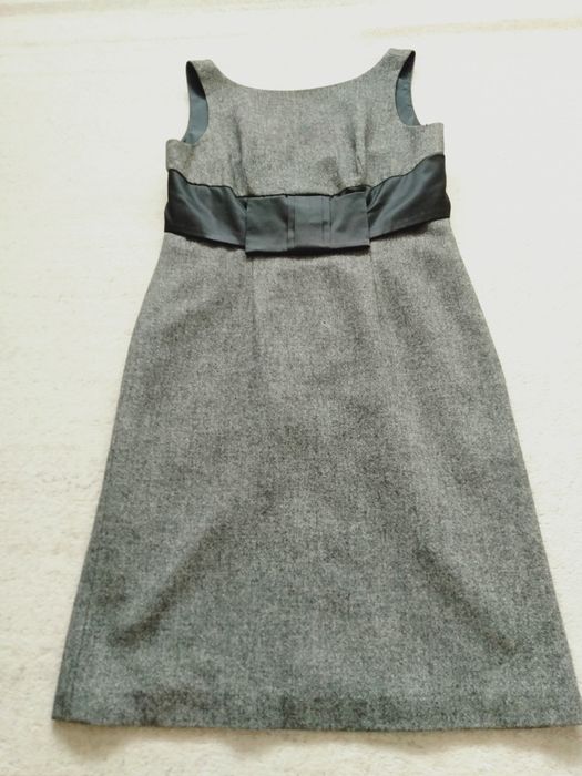 Bezrękawnik damski z tweedu.