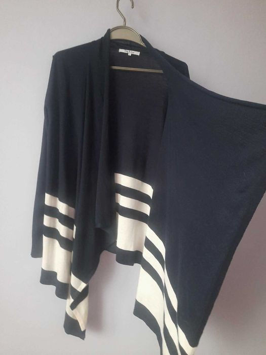 Kardigan, asymetryczny, rozmiar L