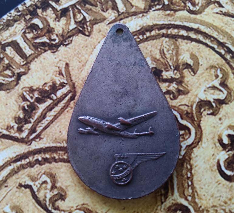 30126#Medalha emblema Brasil Frota Bandeirante