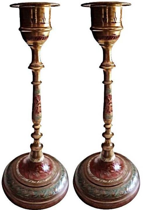 Taça, Kristylla 's Dhokra,Castiçais, e Pote em Bronze