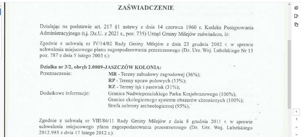 Siedlisko z działką 1,16 ha