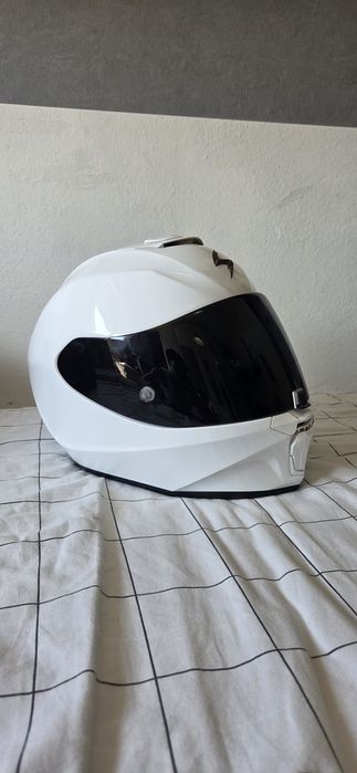 Capacete Scorpion EXO 391 Branco - Tam S - Ótimas Condições (+ Viseira Extra)