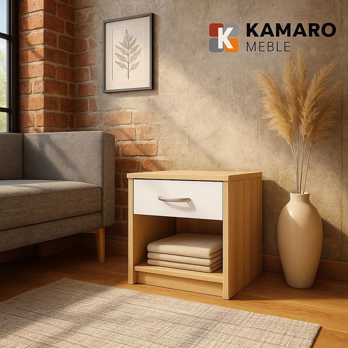 NOWA szafka nocna z szufladą - różne kolory