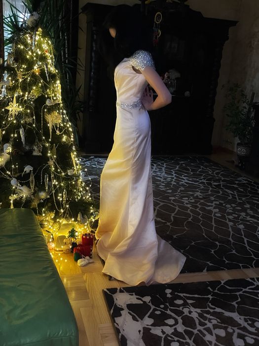 Dolce gabbana оригінальні вечірні сукні вишиті з мереживом довгі