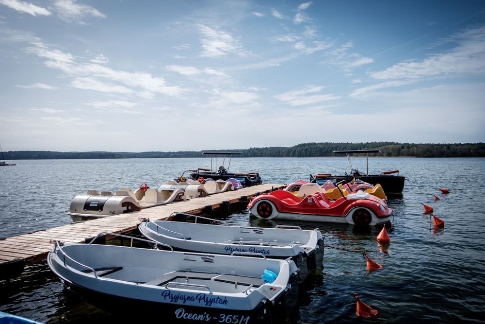 Świerkowy Domek do wynajęcia nad jeziorem Pluski