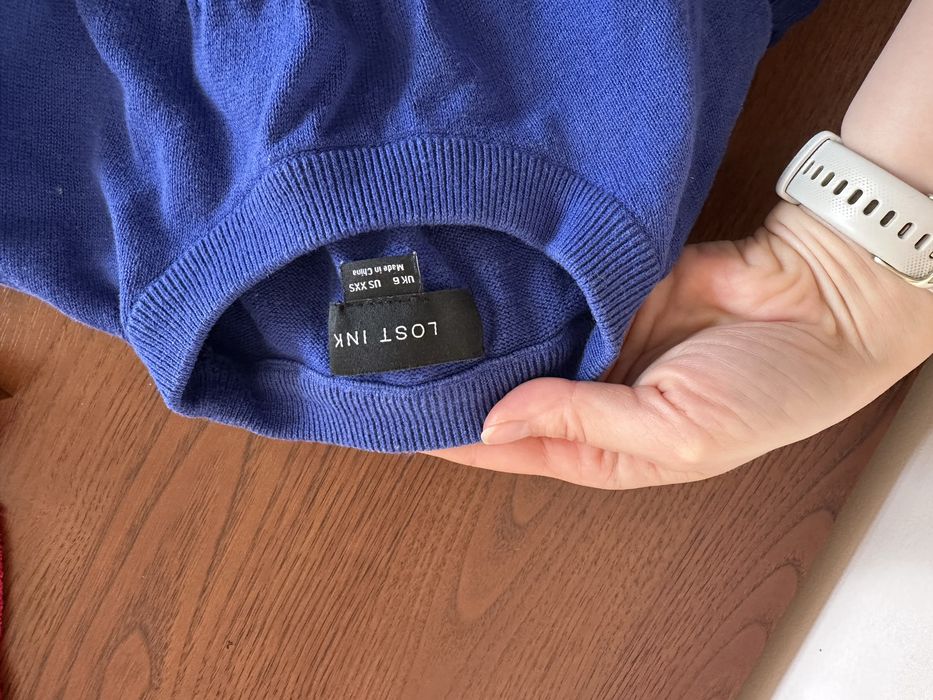 Синя нарядна кофтинка Lost Ink