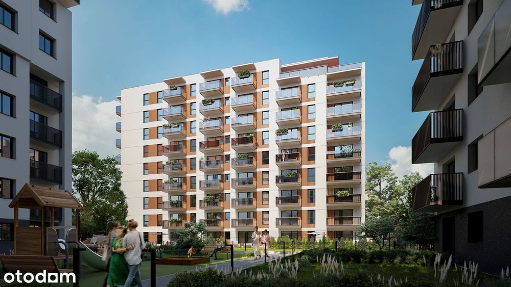 2-pokojowe mieszkanie 44m2 + balkon