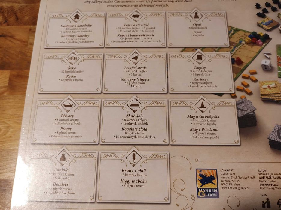 Carcassonne big box nowy DE instrukcja pl oryginalna