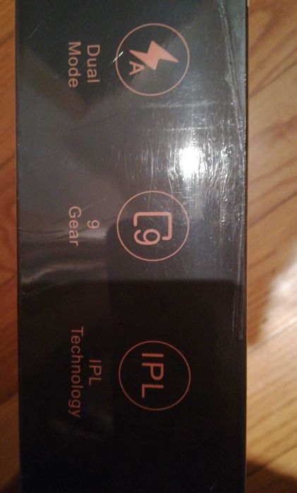 Depiladora de luz pulsada, Nova ainda embalada e selada