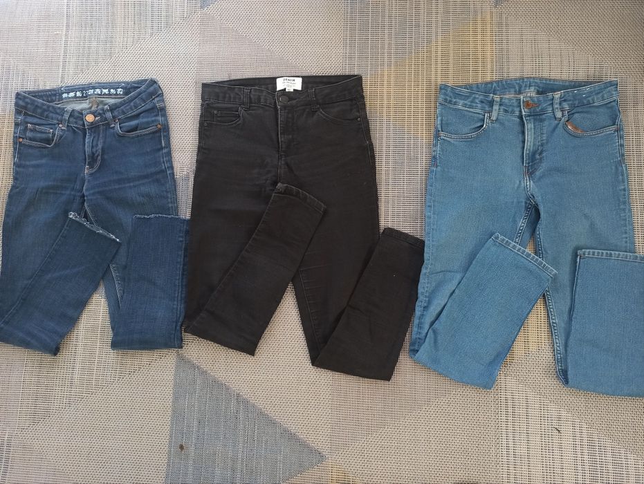 Spodnie jeansowe skinny 36