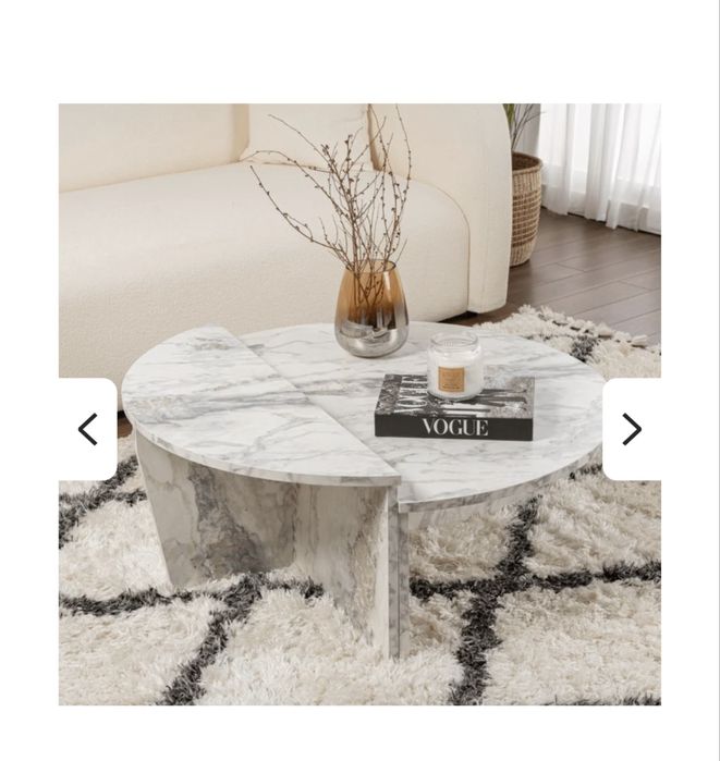 Mesa de centro marmore (ainda embalada) nunca usada