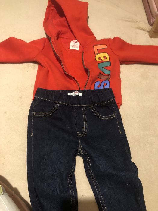 Zestaw chłopięcy Levis 68/74 spodnie + bluza