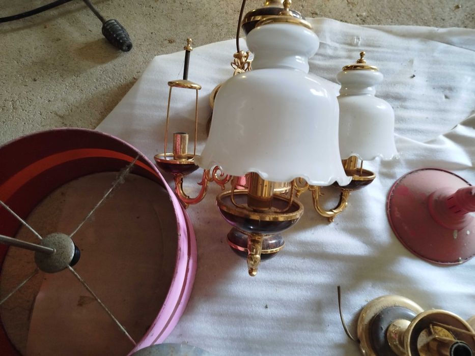Pack de vários candeeiros  para restauro