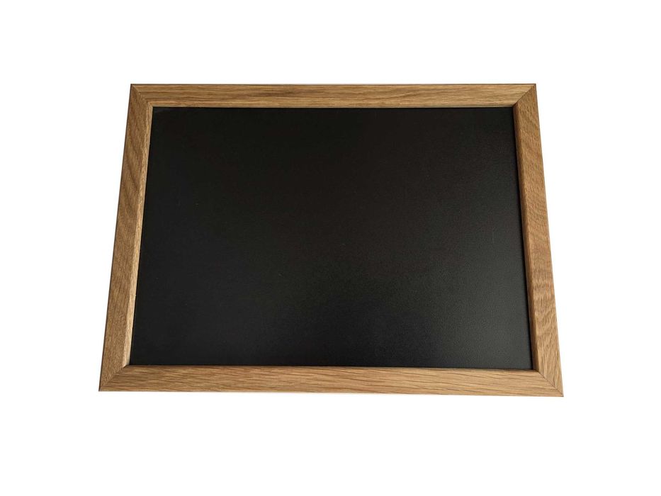 Dębowa Drewniana Tabliczka z płytą do pisania