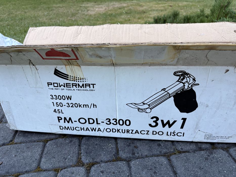 Powermat - odkurzacz z dmuchawa do lisci