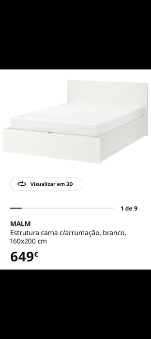 Cama de casal IKEA