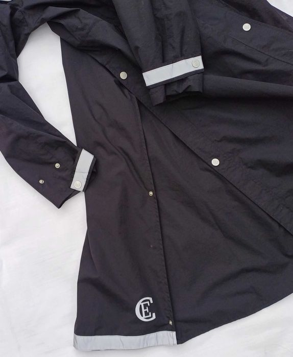 XL płaszcz jeździecki przeciwdeszczowy mega szeroki dół elegancki