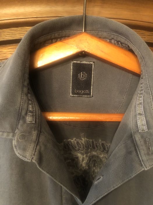 Поло «Bugatti”, 100%хлопок, оригинал, серая.