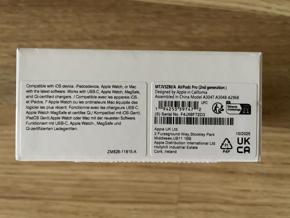 Sluchawki Airpods 2 Pro