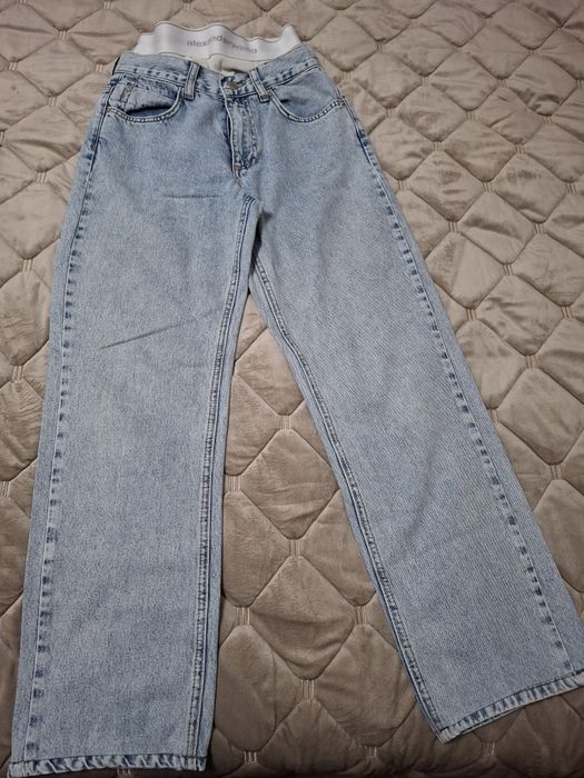 Джинси прямі з подвійним поясом ALEXANDER WANG