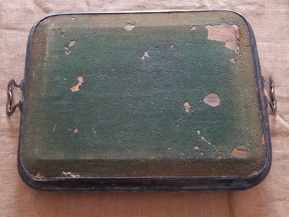 Taca Fraget Warszawa Art Deco mahoniowa sygnowana unikat