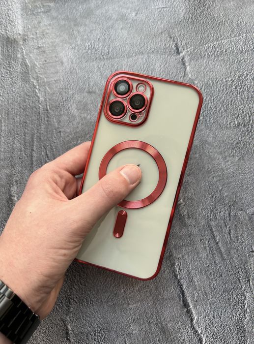 Чохол на iPhone 15 Pro Max та інші, MagSafe чехол для Айфон про S. 16