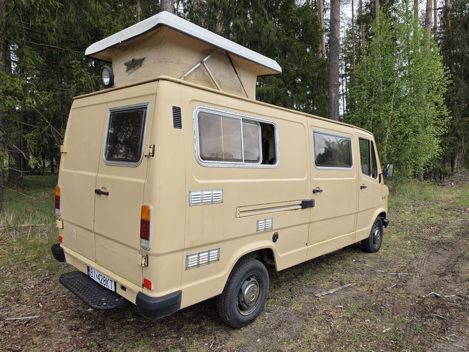 Mercedes 207d kamper 1977r Bremer t1 kaczka reimo om616 zabytek wohnmobil