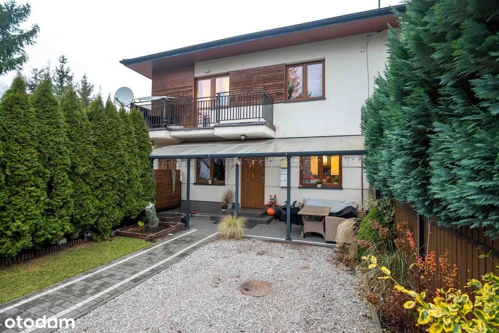 3 pok. z dużym tarasem i działką w centrum Marek