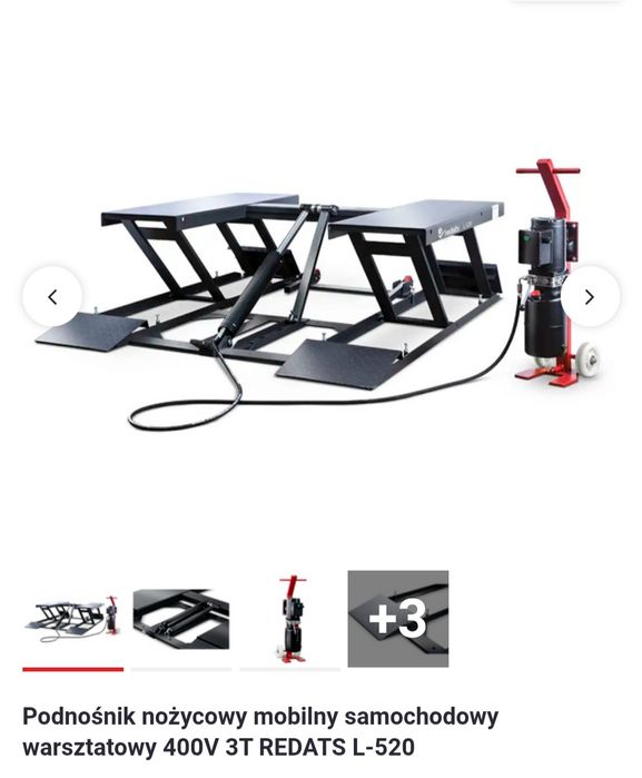 Podnośnik nożycowy mobilny Redats l520
