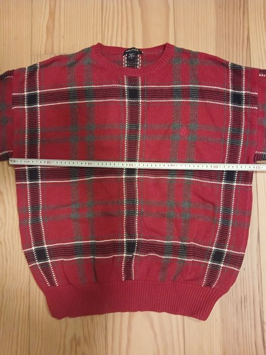 Nautica Camisola L vermelha