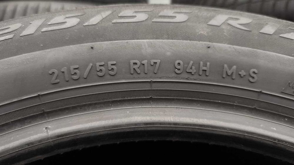 4 sztuki opony zima 215/55/17 Pirelli 94H (OL634/OH)