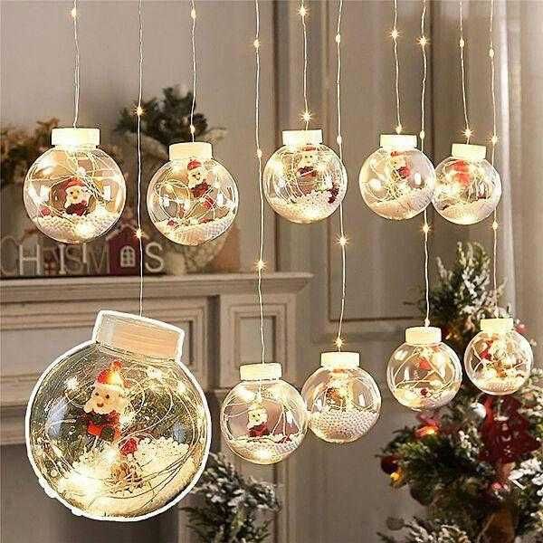 Новорічна гірлянда кульки