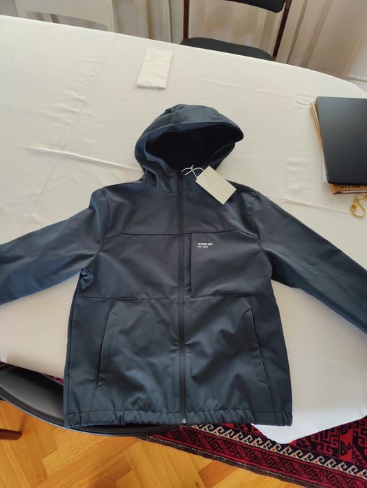 Casaco Zara softshell novo menino cinza escuro