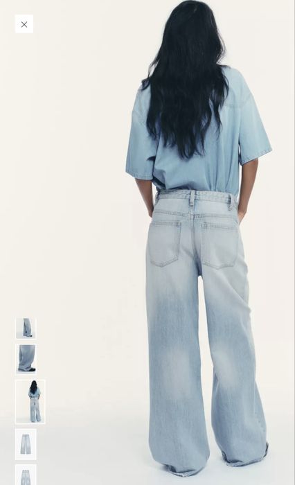 Джинси zara асиметричні