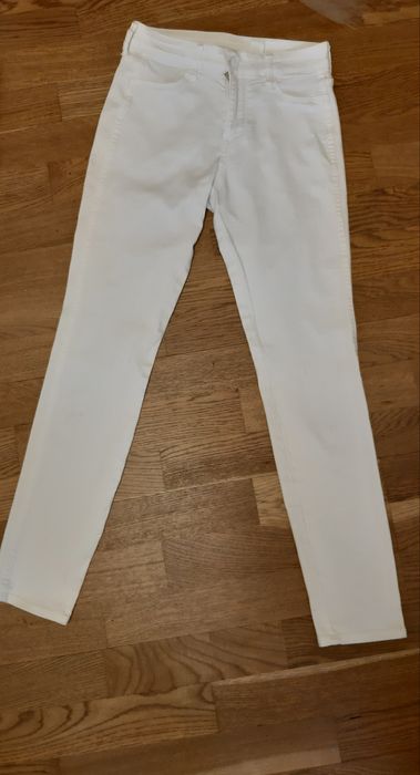 Spodnie białe 160cm
