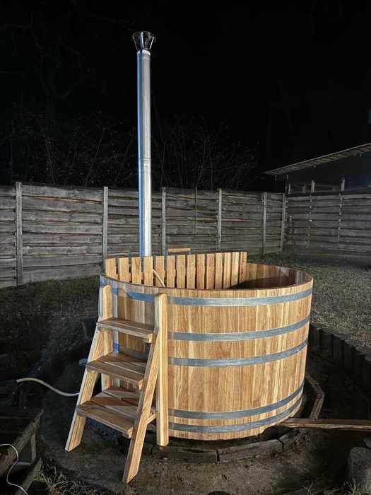 Дубовий чан з підігрівом