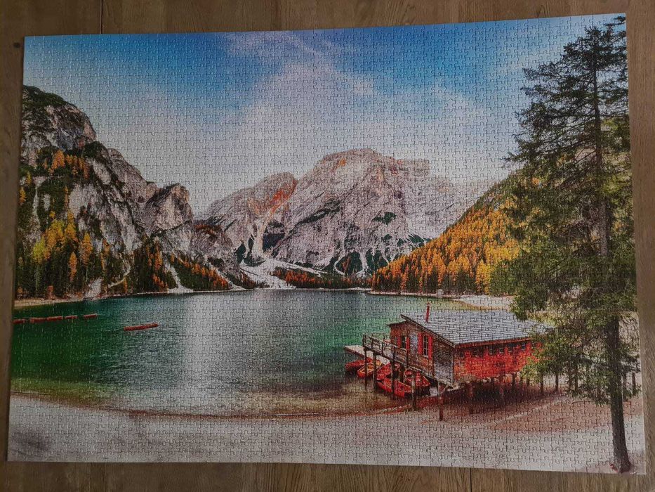 puzzle Educa 3000 Braies Lake at Autumn (19281)