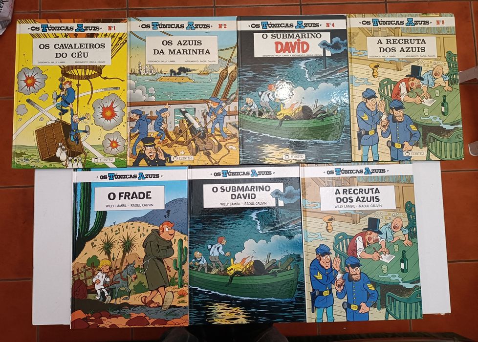 56 Livros Lucky Luke, Chick Bill, Os Túnicas Azuis